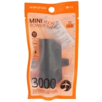 Внешний аккумулятор Borofone BJ73 3000mAh (Lightning/iPhone, 2000 mA), чёрный