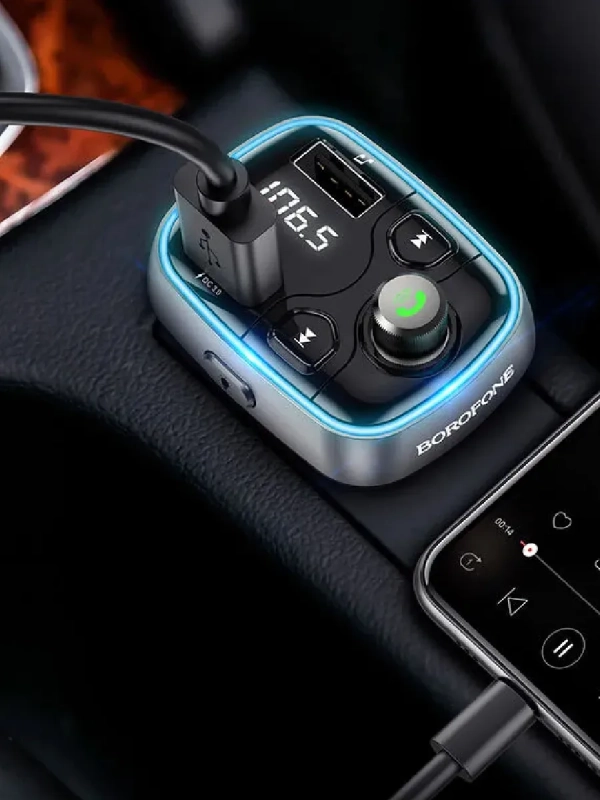 FM модулятор в машину с блютузом трансмиттер