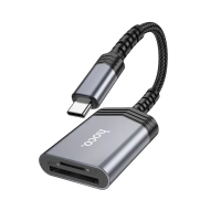Переходник OTG HOCO UA25 USB-C , для SD и Micro SD