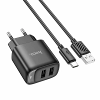 Зарядное устройство для iPhone и android+кабель USB-A-TYPE-C
