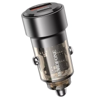 Адаптер автомобильный Borofone BZ20 Smart 38W PD+QC3.0
