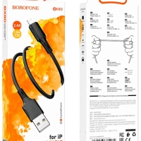 Кабель Apple Lightning - USB Type-A 2.4A для быстрой зарядки