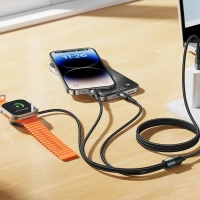 Док-станция для часов с кабелем на 2 разъема