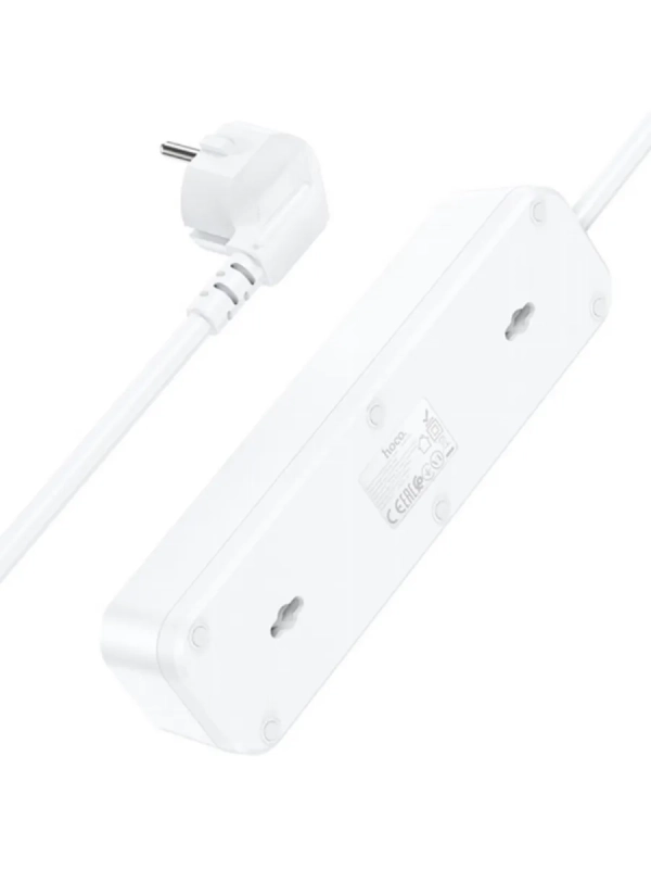 Сетевой фильтр Hoco NS2 White 3 гнезда плюс 3USB