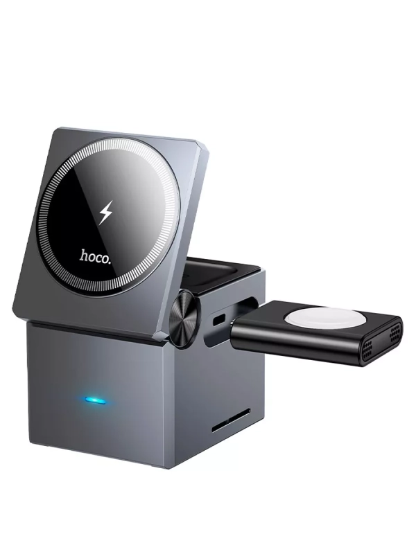 Беспроводная зарядная станция HOCO CQ8 3 в 1