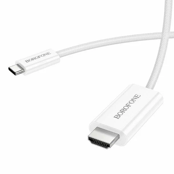 Кабель Type-C USB - HDTV HD Borofone DH10 1.8м белый