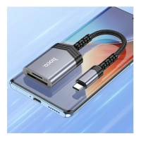 Переходник OTG HOCO UA25 USB-C , для SD и Micro SD