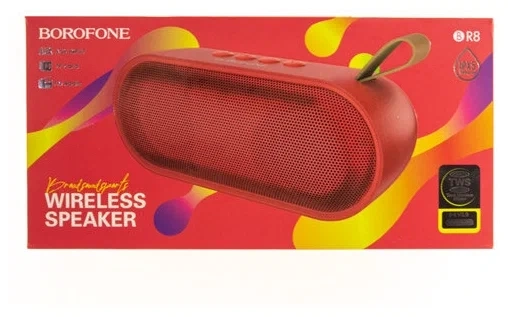 Акустика портативная (колонка) Borofone BR8 (Bluetooth) красная
