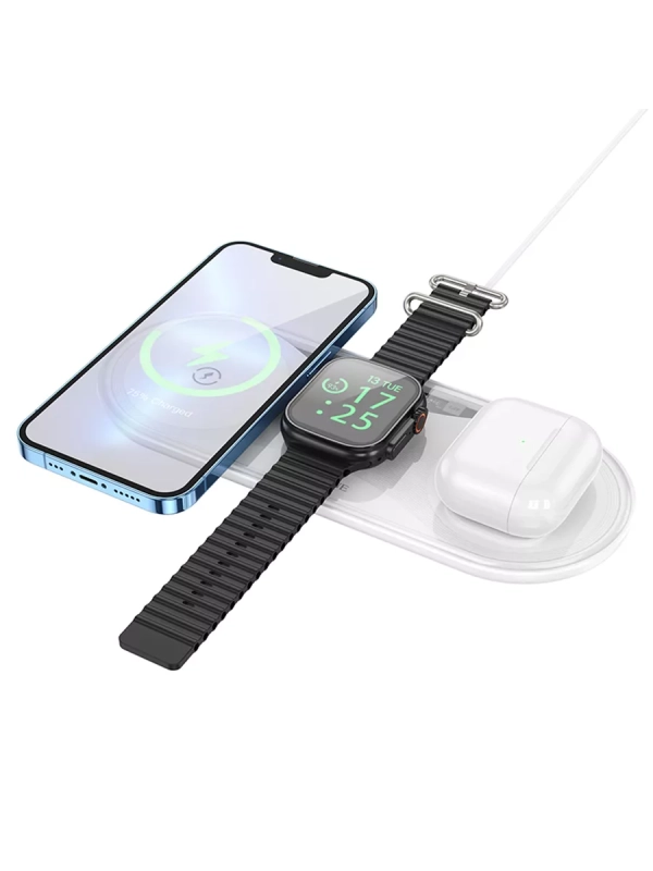Зарядное устройство 3-в-1 для iPhone, Airpods, Watch
