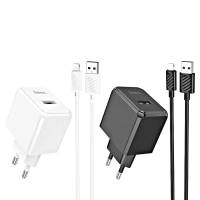 Зарядное устройство Hoco CS11A Ocean + кабель Lightning