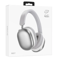 Беспроводные наушники BOROFONE BO27 Rhyme головные серебристые