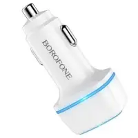 Автомобильное З/У USB Borofone BZ14 (2USB/12W)