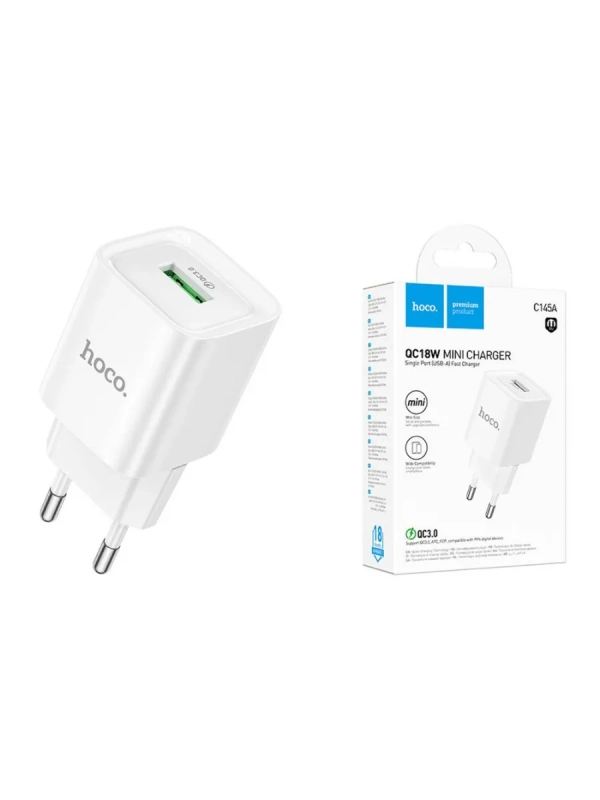 Зарядное устройство HOCO C145A 3000mA QC3.0 Быстрая зарядка