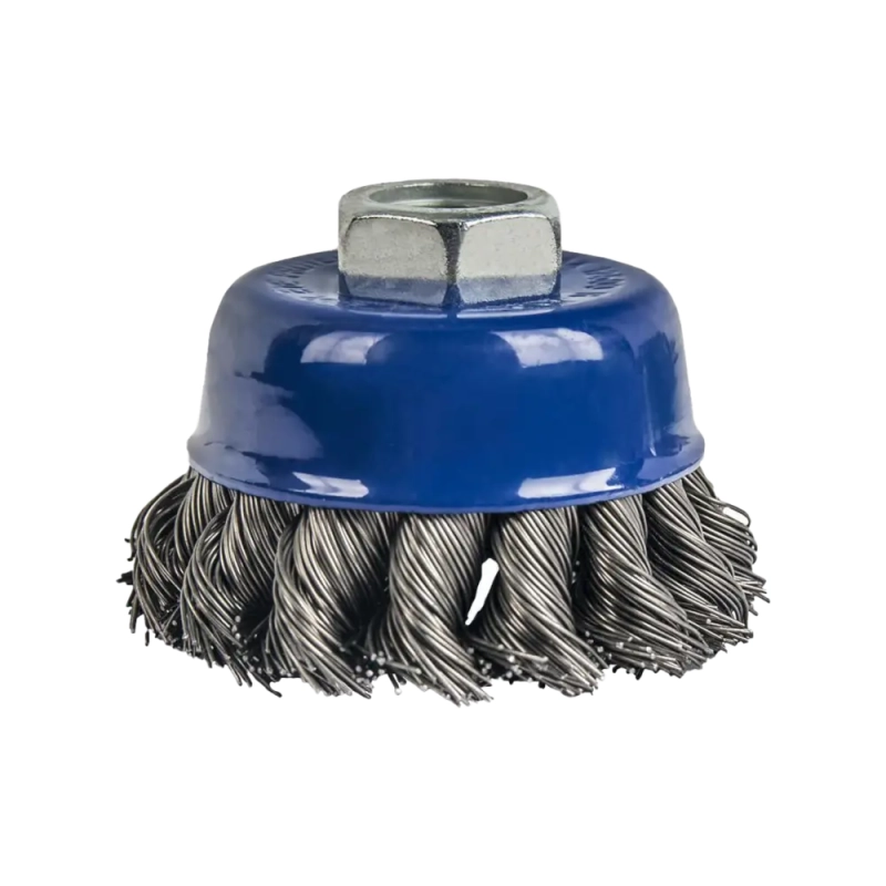 Кордщетка для УШМ чашеобразная витая 75 мм М14, Практика 032-461