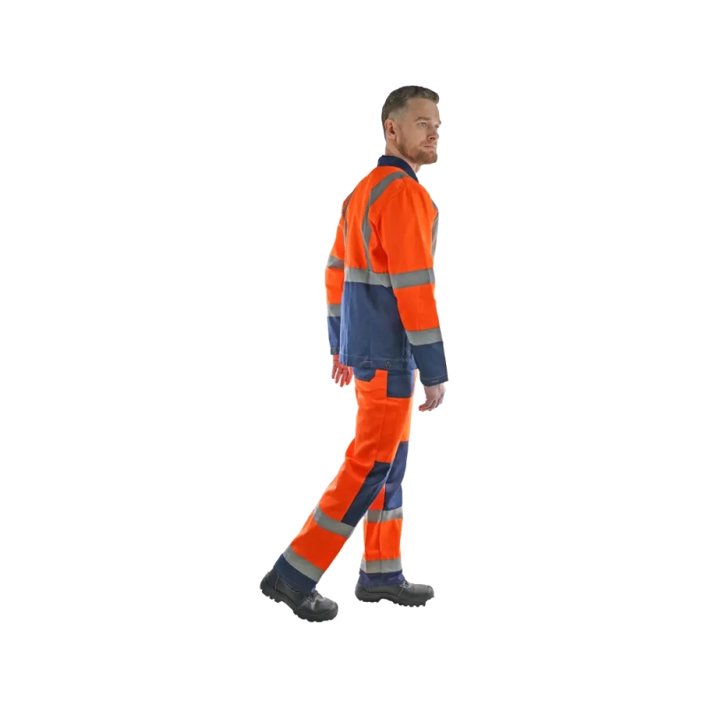 Костюм рабочий Скандин, куртка+полукомбинезон, оранж+син р. 56-58/170-176(Копия)