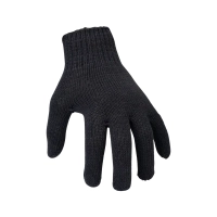 Перчатки х/б полушерсть без ПВХ, 56гр, 7 класс, арт. 0031Р, черные