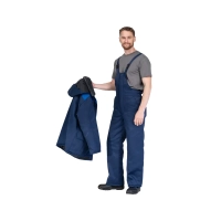 Костюм рабочий Универсал утеплённый с капюшоном, куртка+полукомбинезон р.44-46, 182-188