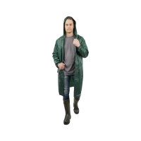 Плащ нейлон с ПВХ влагостойкий, зеленый (р. L)