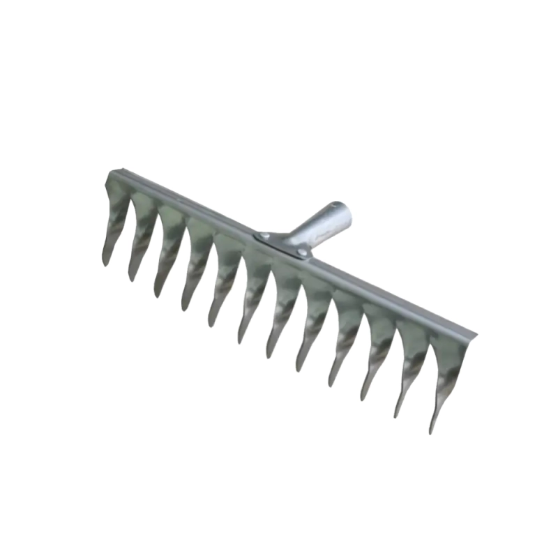 Грабли 12 зубьев витые без черенка, нержавейка