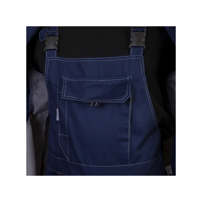 Костюм рабочий Линкор, куртка+полукомбинезон, синий+серый р.44-46/170-176