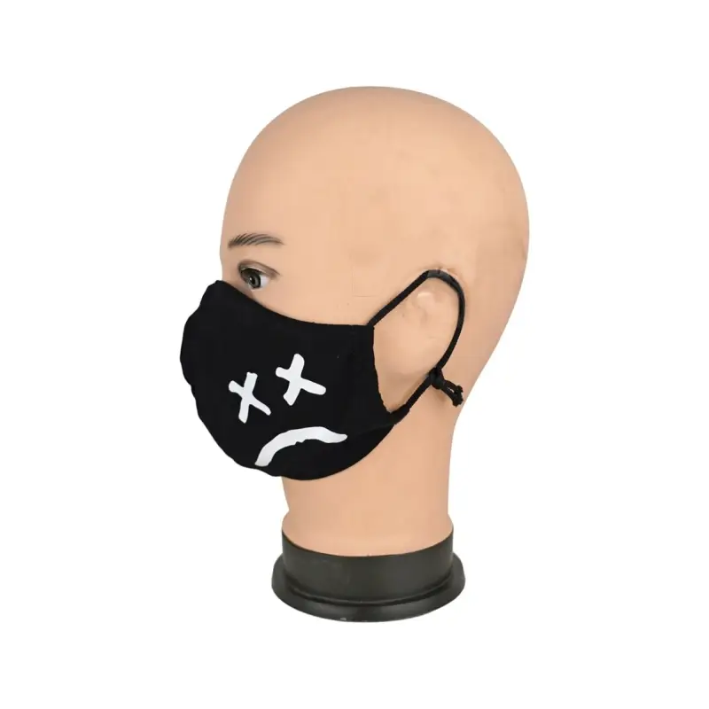 Маска многоразовая двухслойная лого ХХ (ткань,100% х/б)