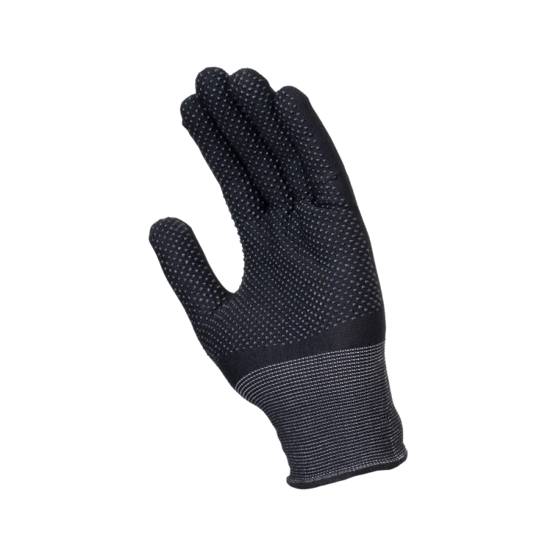 Перчатки нейлоновые с ПВХ антистатические 1414, р. 7-9