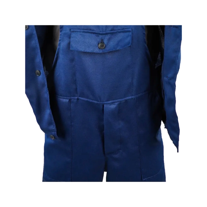 Костюм рабочий Техник, куртка+ полукомбинезон, синий+василек  рост170-176 р.64-66