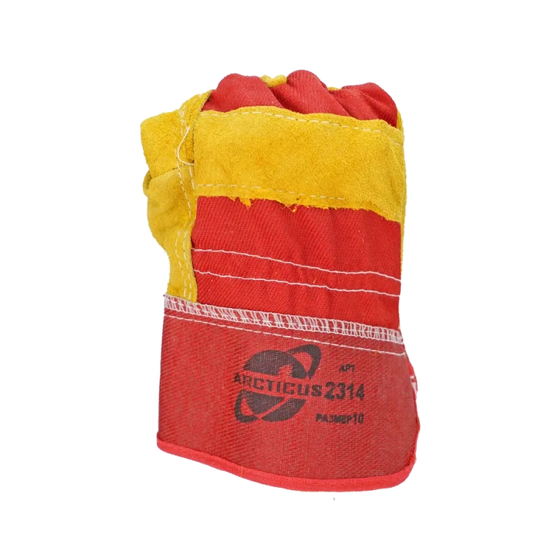 Перчатки спилковые комбинированные Ангара, 0115