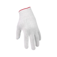Перчатки х/б с ПВХ, 44гр, 10 класс, волна, белые