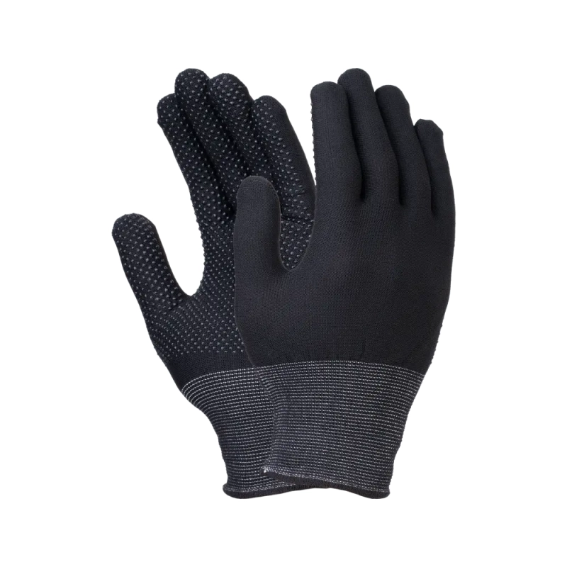 Перчатки нейлоновые с ПВХ антистатические 1414, р. 7-9