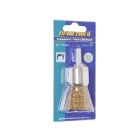 Кордщетка для дрели кистеобразная мягкая 22 мм хвост 6 мм, Практика 773-439