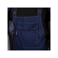 Костюм рабочий Линкор, куртка+полукомбинезон, синий+серый р.44-46/170-176