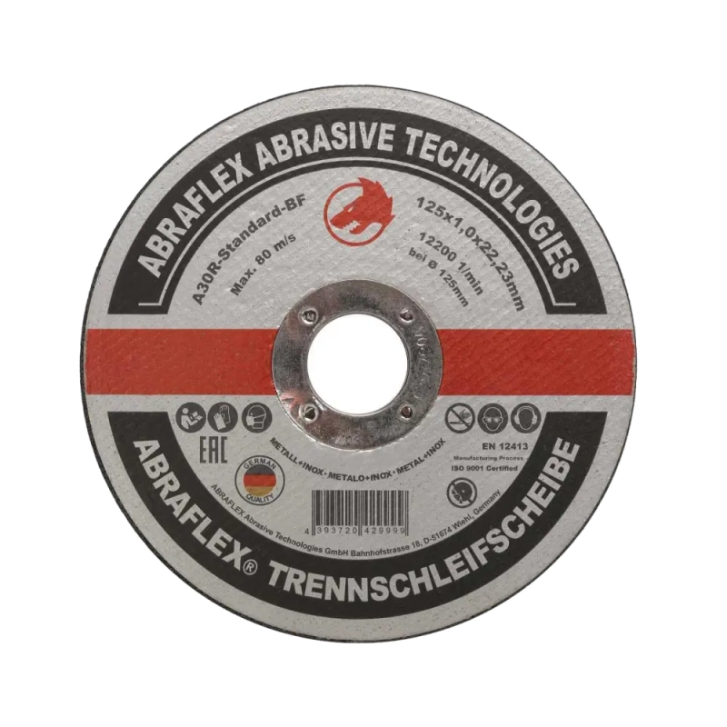 Круг отрезной по металлу Abraflex 125 х 1,6 х 22 мм