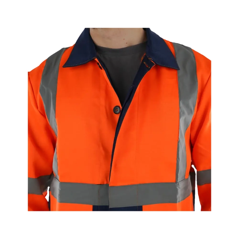 Костюм рабочий Скандин, куртка+полукомбинезон, оранж+син р. 56-58/170-176(Копия)