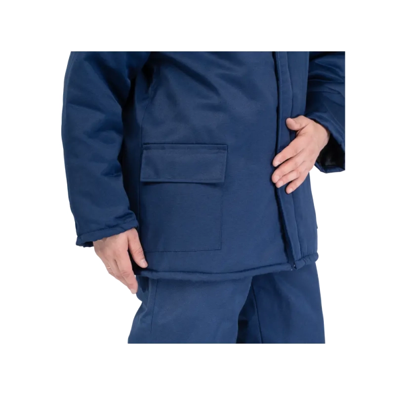 Костюм рабочий Универсал утеплённый с капюшоном, куртка+полукомбинезон р.44-46, 182-188