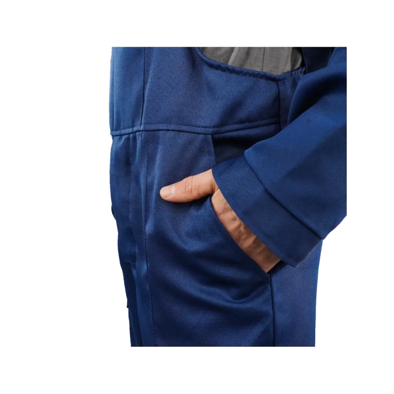 Костюм рабочий Техник, куртка+ полукомбинезон, синий+василек  рост170-176 р.64-66