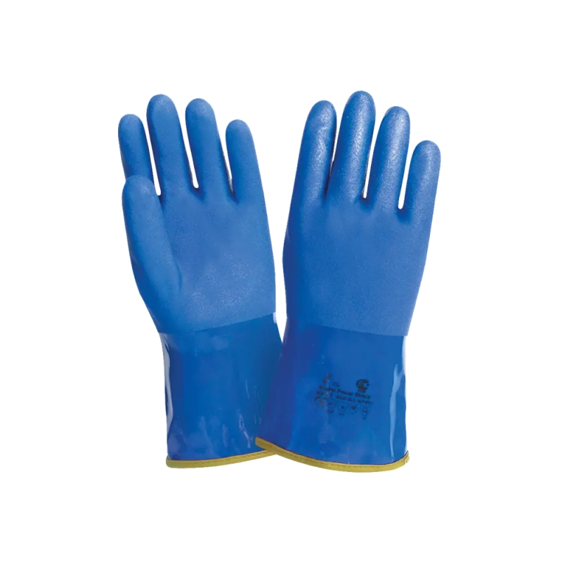 Перчатки ПВХ утеплённые TM 2Hands 5К30