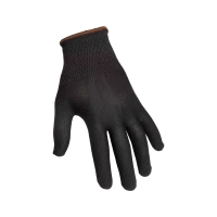 Перчатки нейлоновые без ПВХ, арт.1423 черные (р.9)