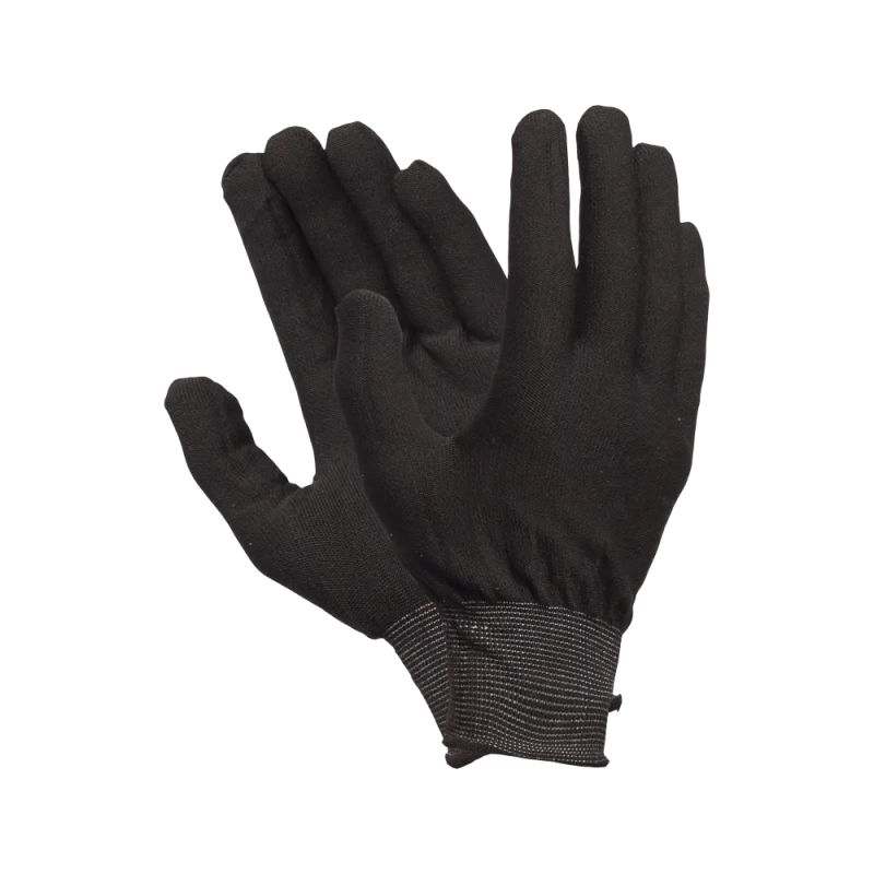 Перчатки нейлоновые без ПВХ черные 1402 (р.9-11)