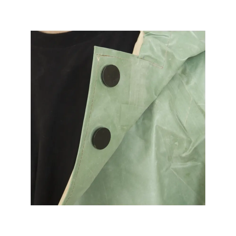 Плащ ОЗК влагозащитный из ткани бцк зеленый, с капюшоном, для мужчин и женщин