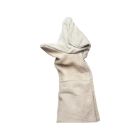 Краги спилковые двупалые, арт.1003