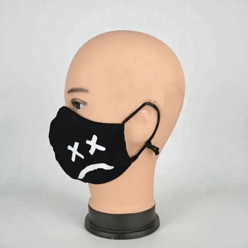 Маска многоразовая двухслойная лого ХХ (ткань,100% х/б)