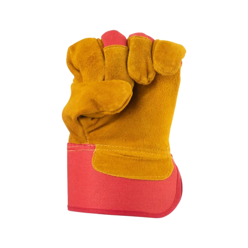 Перчатки спилковые комбинированные, 0112-11 RU