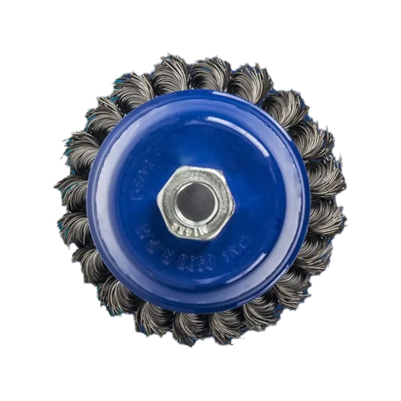 Кордщетка для УШМ чашеобразная витая 100 мм М14, Практика 773-293