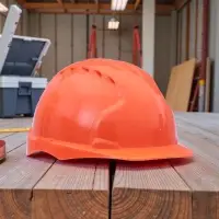 Каска защитная с храповым механизмом ОРАНЖ