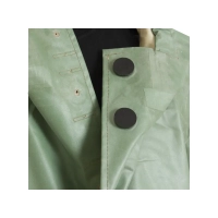 Плащ ОЗК влагозащитный из ткани бцк зеленый, с капюшоном, для мужчин и женщин