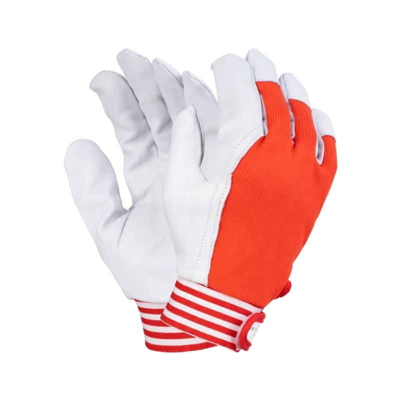 Перчатки кожаные комбинированные TETU р.8