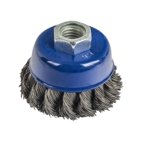 Кордщетка для УШМ чашеобразная витая 75 мм М14, Практика 032-461