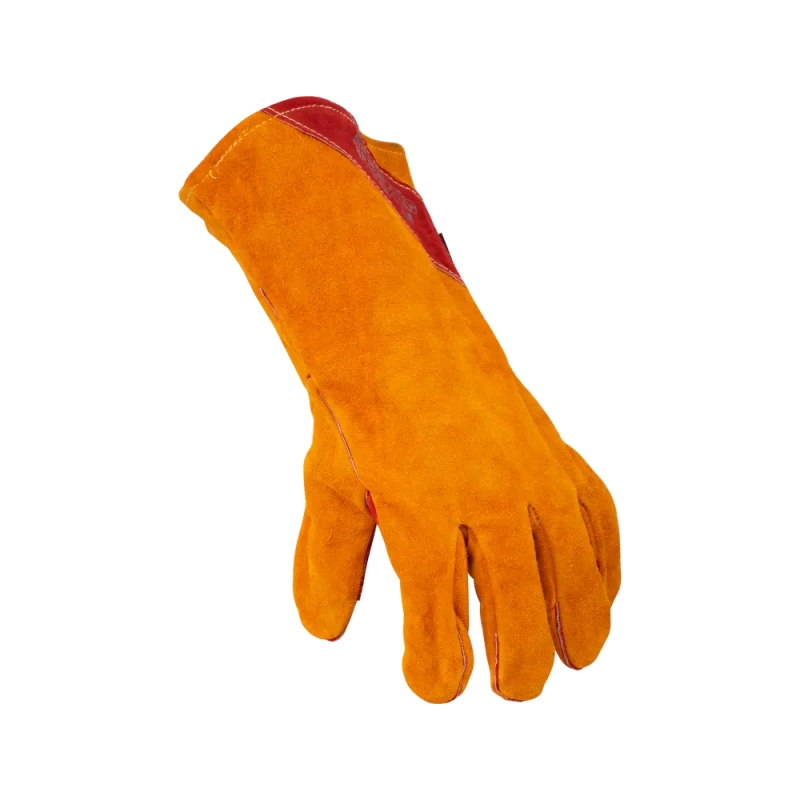 Краги спилковые сварщика пятипалые Siberia T12-11-RU Kevlar (р. 10.5)