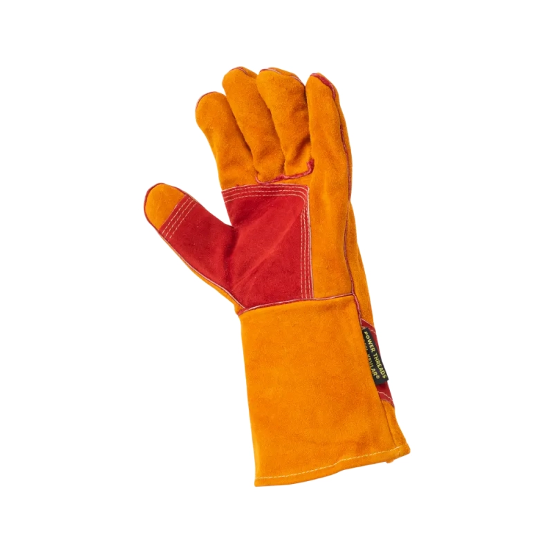 Краги спилковые сварщика пятипалые Siberia T12-11-RU Kevlar (р. 10.5)